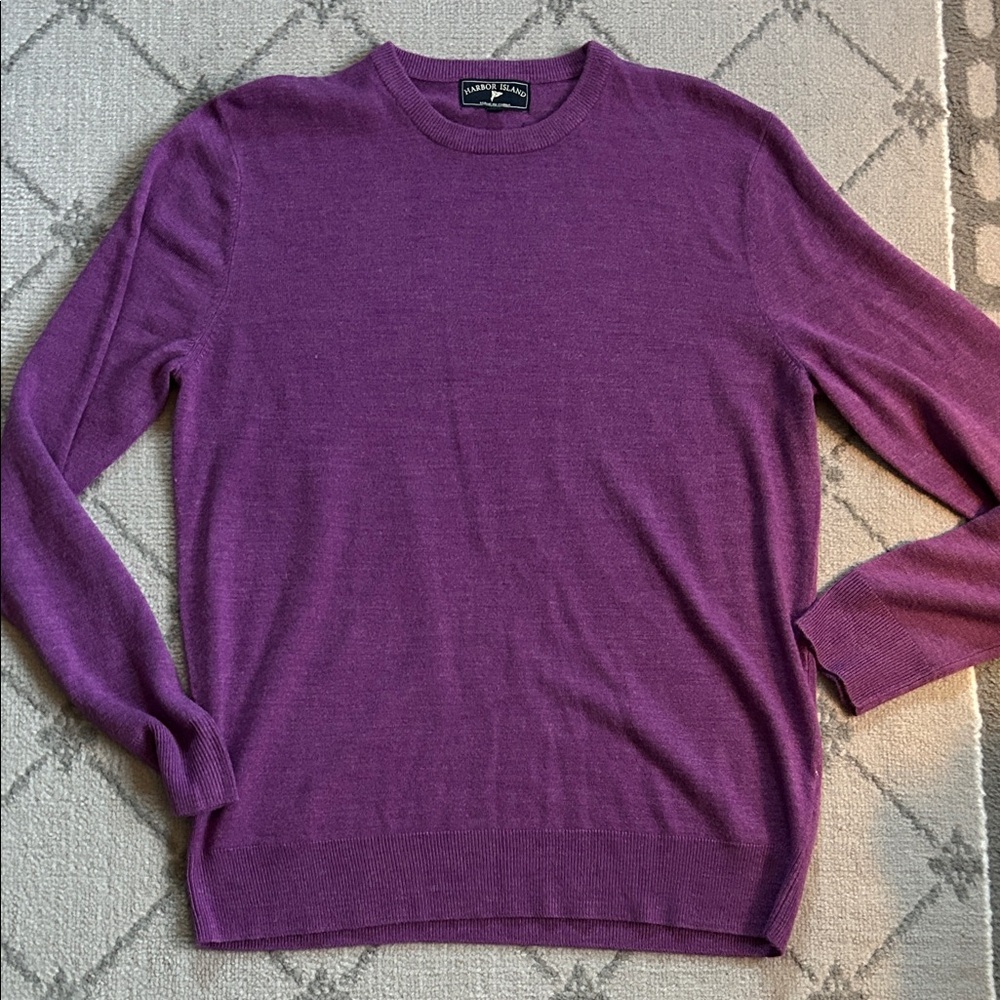 Classic Purple Crewneck Sweater